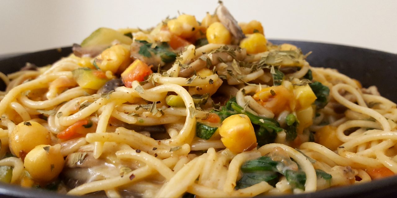 Massa integral com legumes