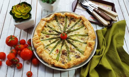 Quiche de cogumelos e legumes
