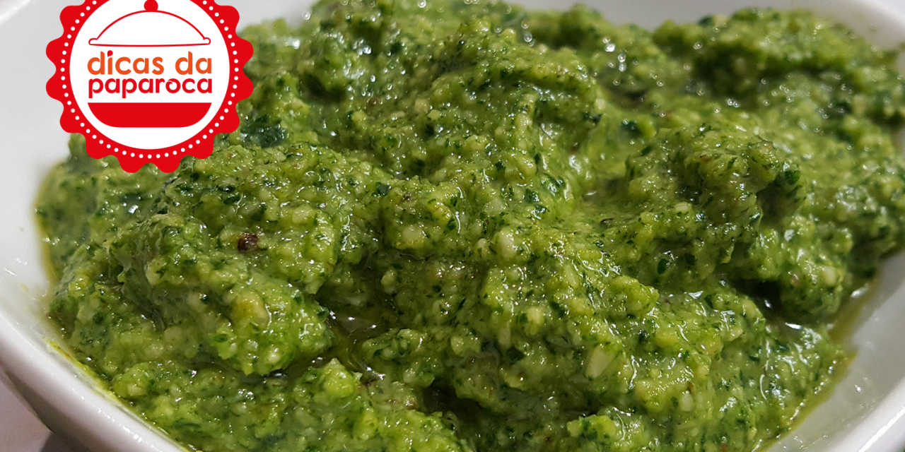 Como fazer molho pesto # Dicas da Paparoca