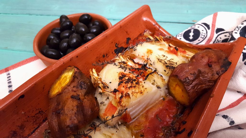 Bacalhau na Telha Deliciosa Paparoca