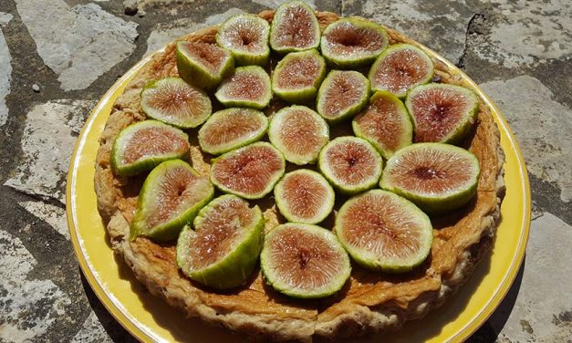 Cheesecake de figos frescos