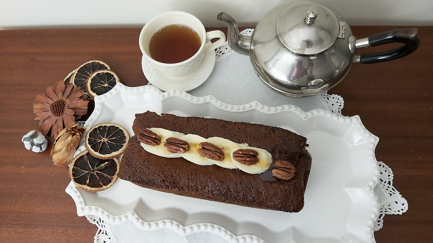 bolo integral de banana